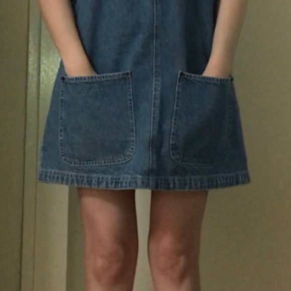 DENIM MINI DRESS - Picture 3 of 4